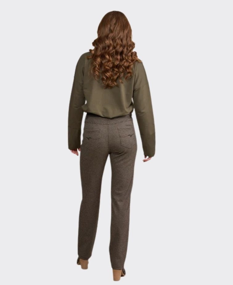 Vassalli Pant Slim Leg Printed Ponti - Harlow
