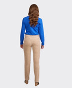 Vassalli Pants Arch Cord Straight Leg Full Length - Oat