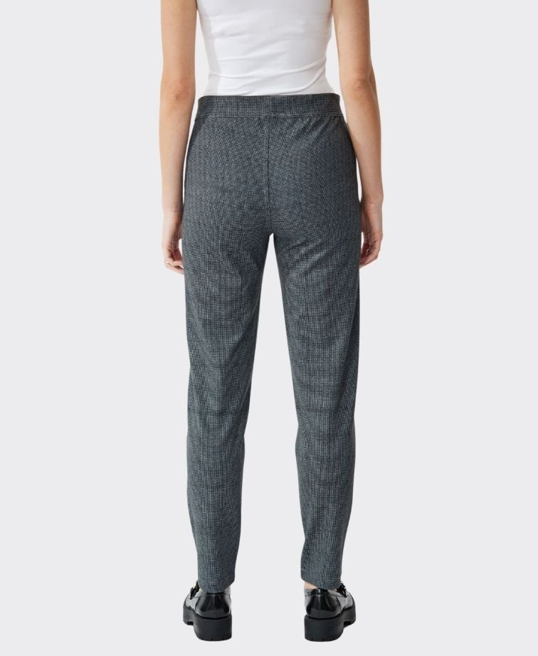 Newport Pant Owen Ponti - Blk Houndstooth