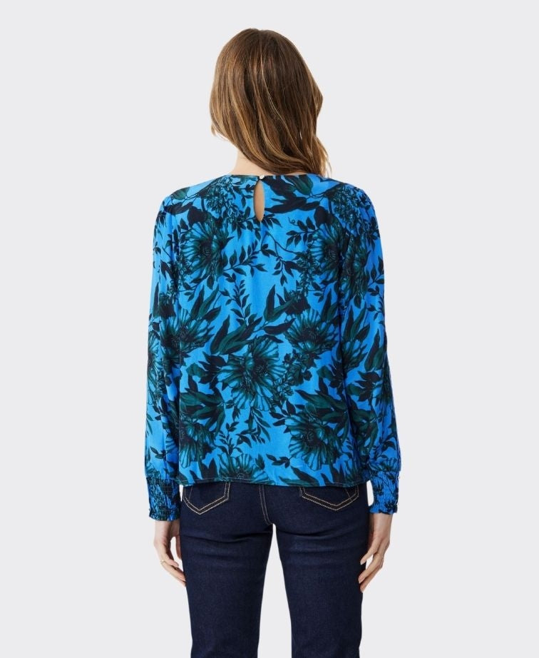Newport Top Symphony Lace Trim - Symphony Print