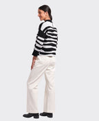 Foil Sweater Zip Code - Mono Tiger