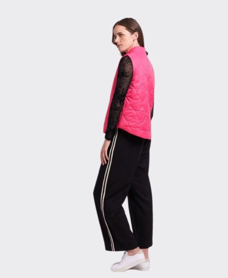 Foil Vest Get on Down - Pink