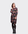 Foil Dress Shift Make Magic - Floral Burst