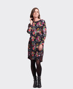 Foil Dress Shift Make Magic - Floral Burst