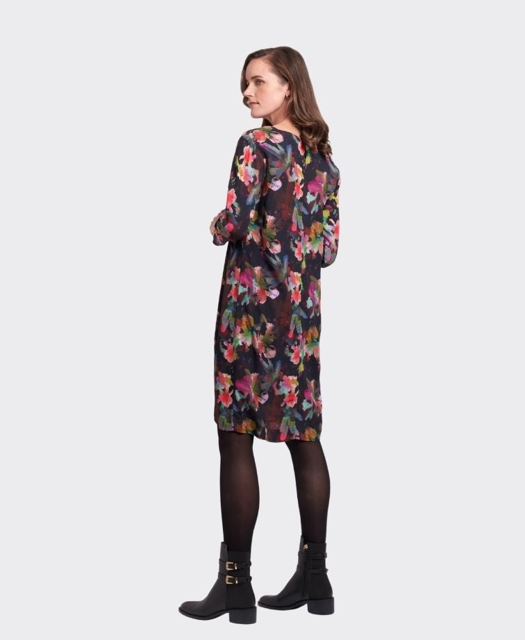 Foil Dress Shift Make Magic - Floral Burst