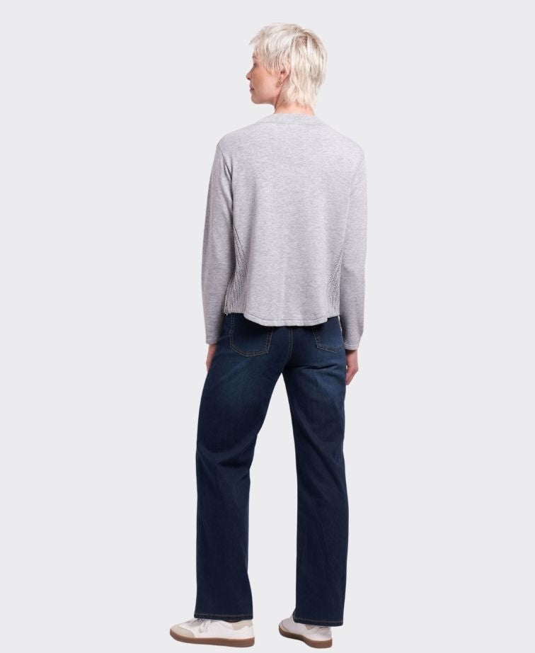 Memo Jumper Zip - Silver Marle