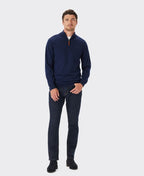 RMW Ernest 1/4 Zip Merino Knit - Navy
