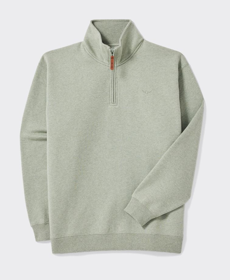 RMW Mulyungarie 1/4 Zip Sweatshirt - Green Marle
