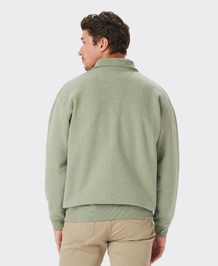 RMW Mulyungarie 1/4 Zip Sweatshirt - Green Marle