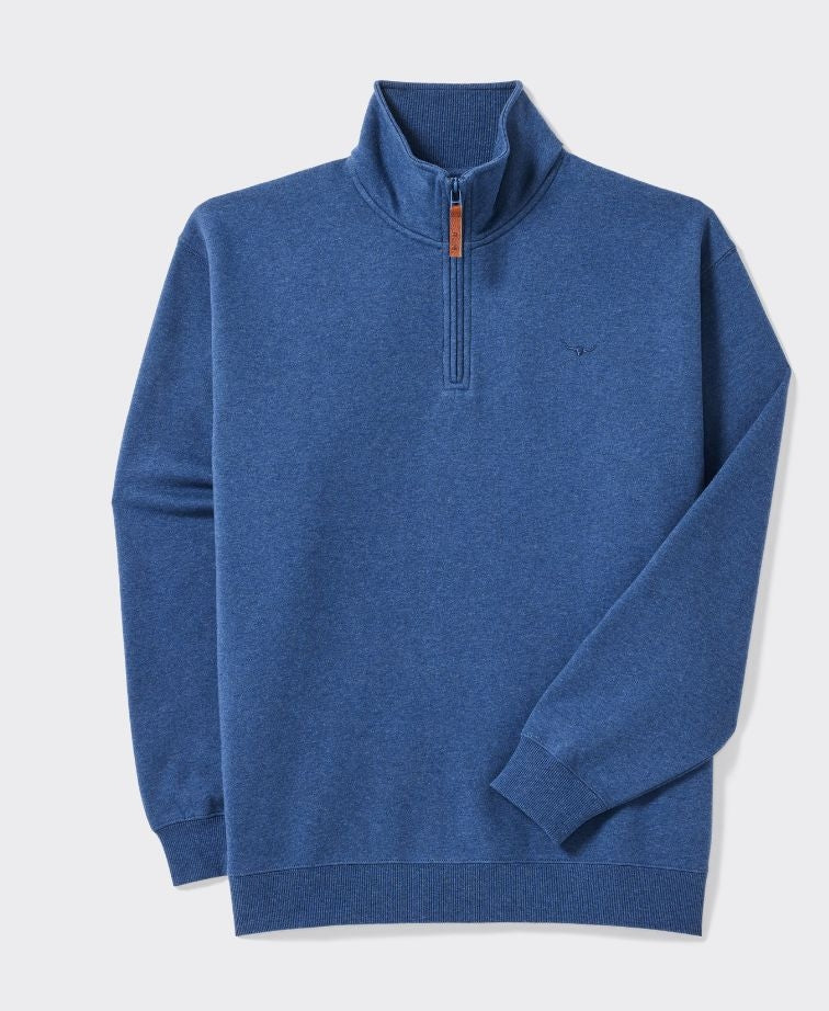 RMW Mulyungarie 1/4 Zip Sweatshirt - Blue Marle