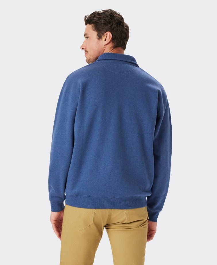 RMW Mulyungarie 1/4 Zip Sweatshirt - Blue Marle