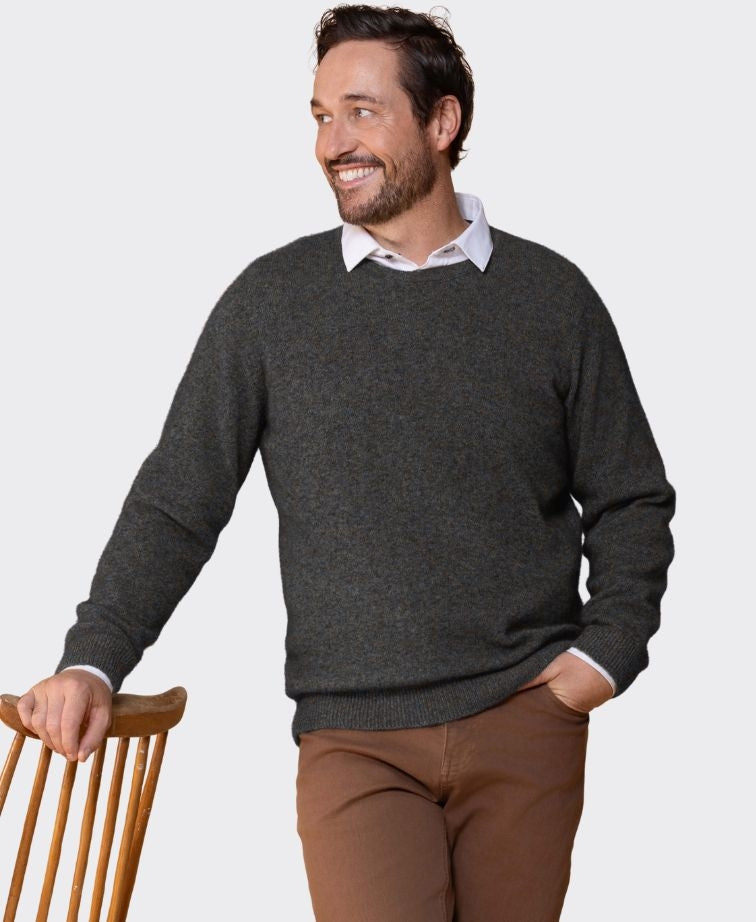 Noble Wilde Mens Cambridge Crew - Moraine