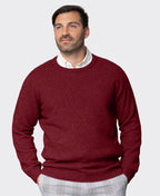 Noble Wilde Mens Cambridge Crew - Sangria