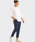 Yarra Trail Top Mantle - White