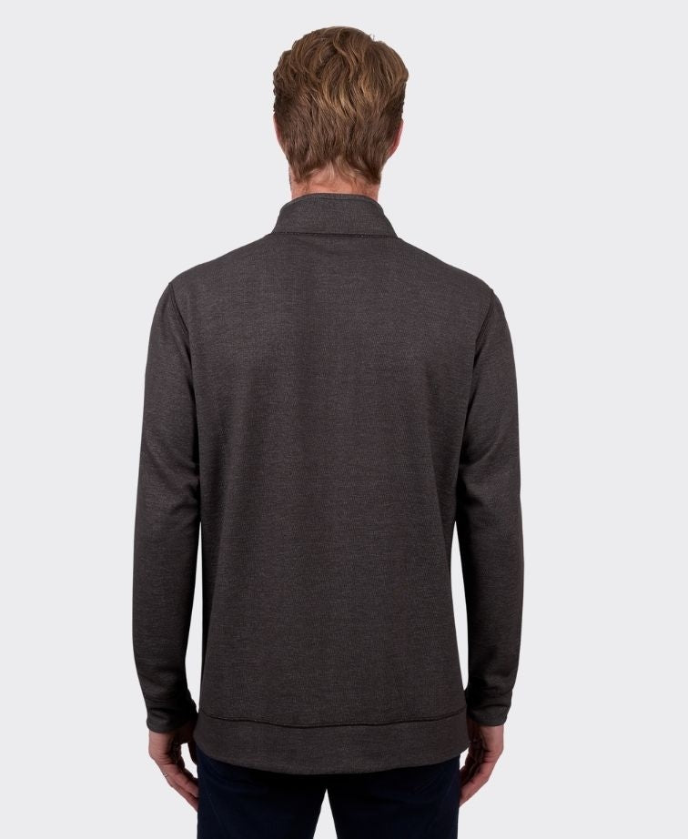 Thomas Cook Jumper Vic Reversible 1/4 Zip - Navy/Dark Tan