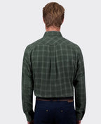 Thomas Cook Shirt L/S Leo Brushed Cotton - Green