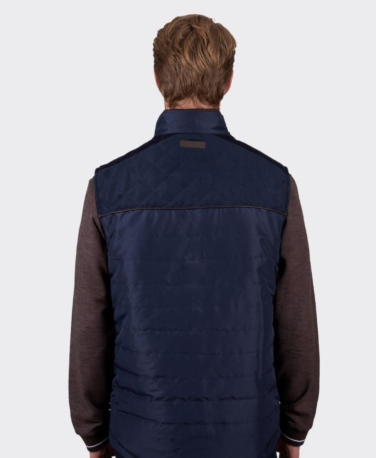 Thomas Cook Vest Nathan Reversible - Dark Brown/Navy