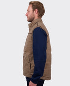 Thomas Cook Vest Stan Faux Oilskin - Camel