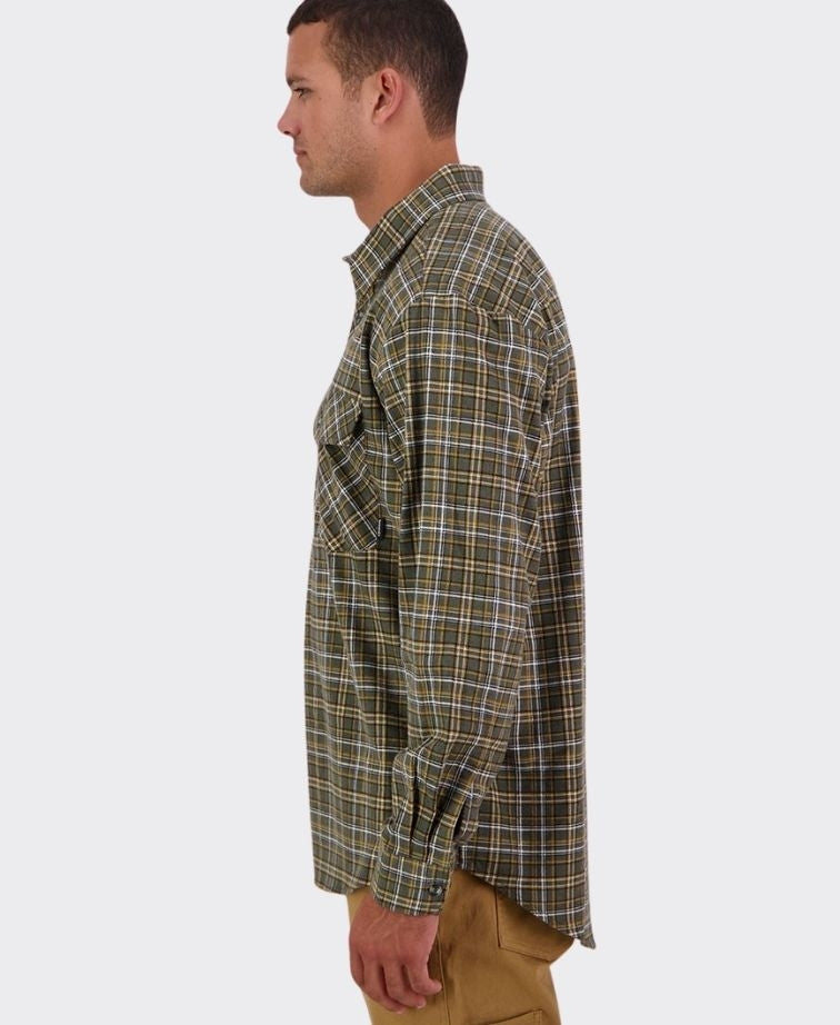 Swanndri Egmont Shirt - Bronze Pine