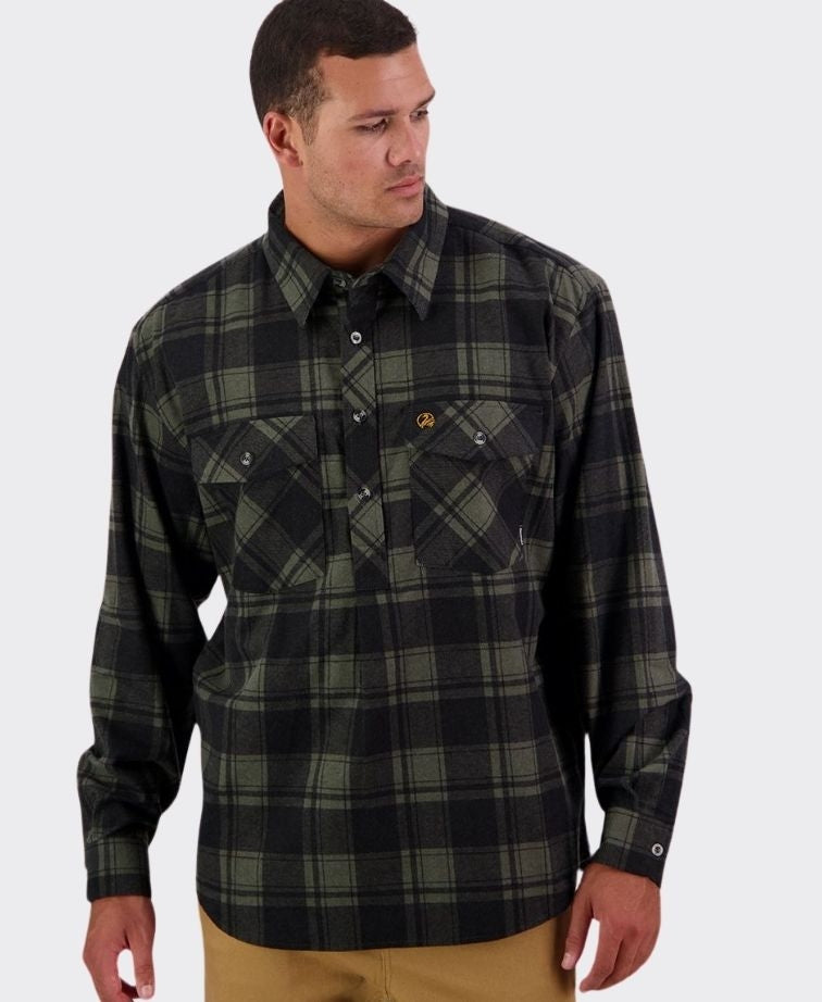 Swanndri Egmont Shirt - Basil