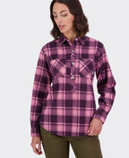 Swanndri Womens Egmont Shirt - Grape