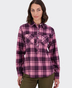 Swanndri Womens Egmont Shirt - Grape