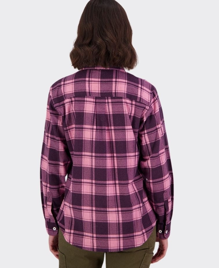 Swanndri Womens Egmont Shirt - Grape