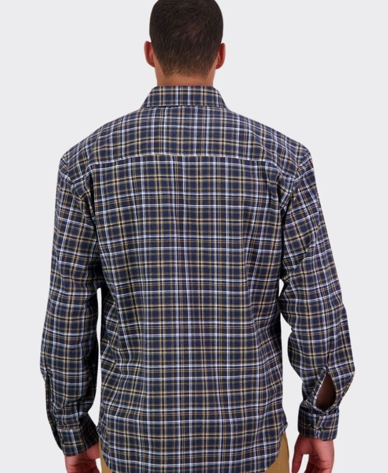 Swanndri Egmont Shirt - Bronze Navy