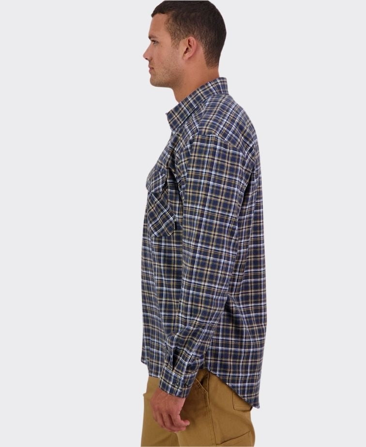 Swanndri Egmont Shirt - Bronze Navy