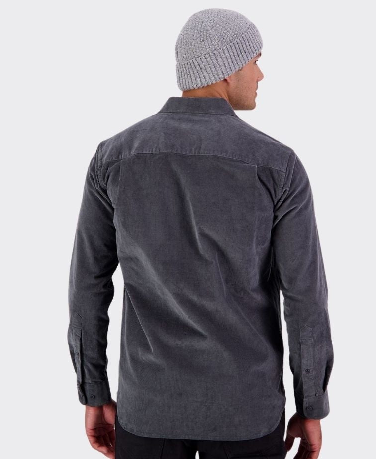 Swanndri Ranfurly Corduroy Shirt - Dk Shadow