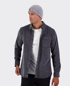 Swanndri Ranfurly Corduroy Shirt - Dk Shadow