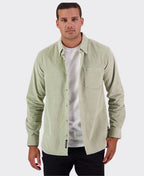 Swanndri Ranfurly Corduroy Shirt - Horizon Grey