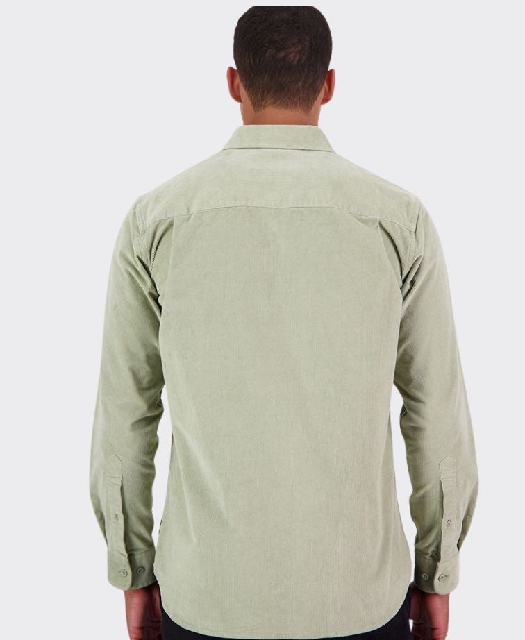 Swanndri Ranfurly Corduroy Shirt - Horizon Grey