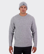 Swanndri Sentry Hill Knit Crew - Grey Marle