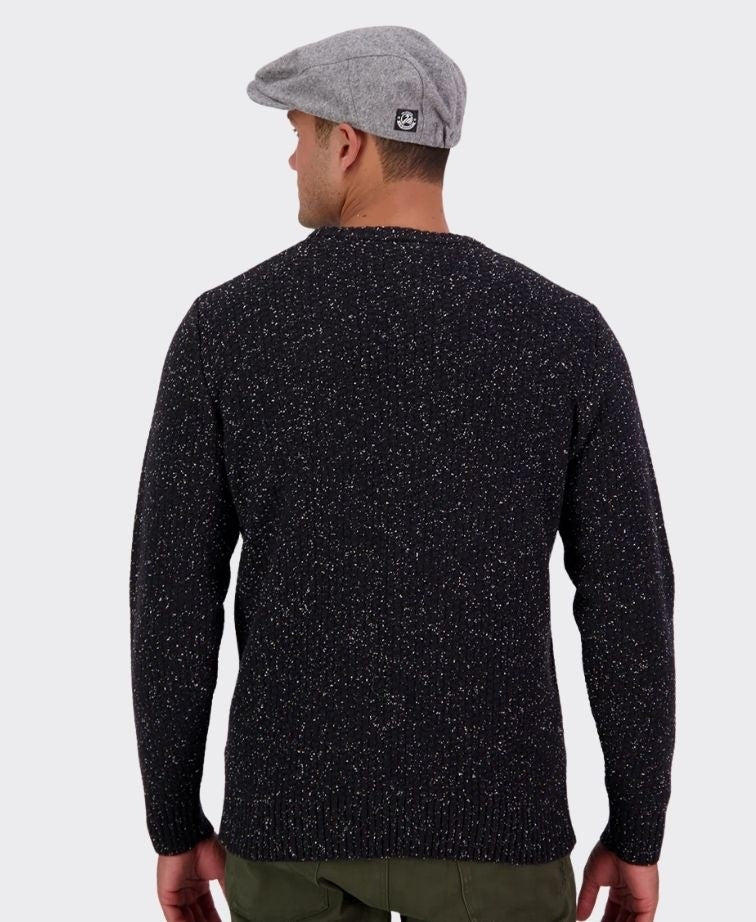 Swanndri Sentry Hill Knit Crew - Black