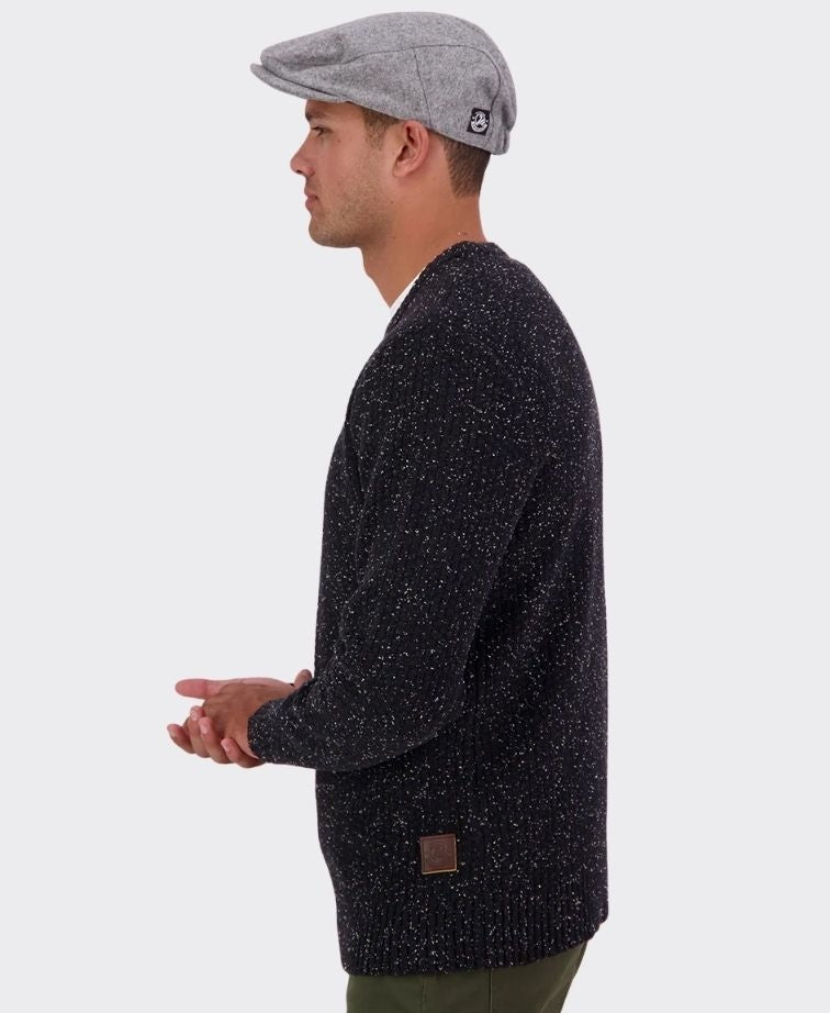 Swanndri Sentry Hill Knit Crew - Black