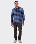 Swanndri Taranaki Tailor Shirt - Oceanview/Navy