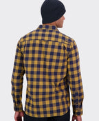 Swanndri Taranaki Tailor Shirt - Cashew/Navy