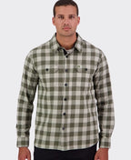 Swanndri Taranaki Tailor Shirt - Grey/Olive