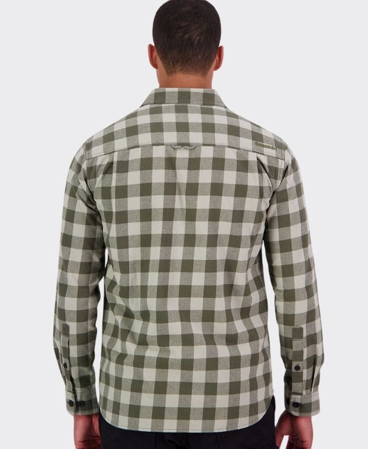 Swanndri Taranaki Tailor Shirt - Grey/Olive