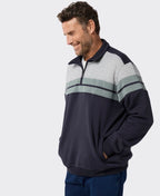 Breakaway Henrich Snowy Mt Fleece Half Zip - Ink