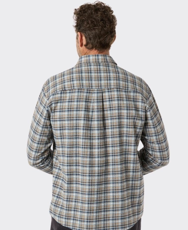 Breakaway Shirt Brennan Cotton Brushed - Marble Marle
