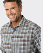 Breakaway Shirt Brennan Cotton Brushed - Marble Marle