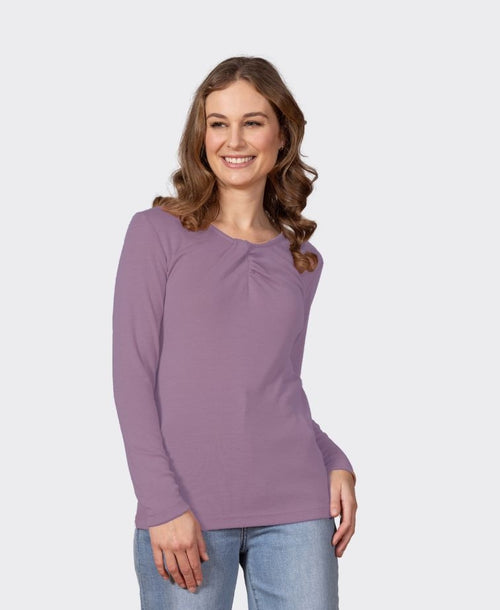 Bay Road Merino Symphony Top - Orchid