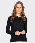 Bay Road Merino Womens Legend Cardy - Black