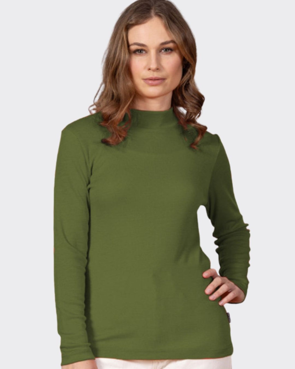 Bay Road Merino Womens Turtle Neck - Vine