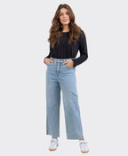 Elm Jean Sylvie Wide Leg - Light Blue