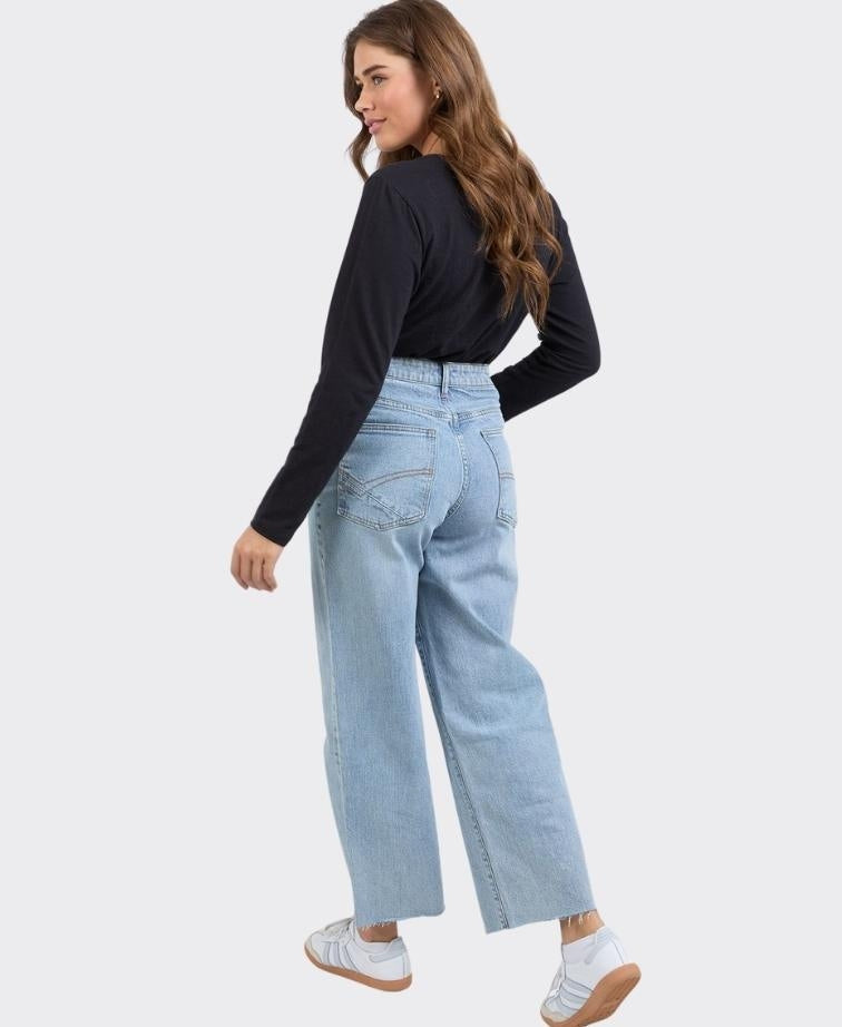 Elm Jean Sylvie Wide Leg - Light Blue