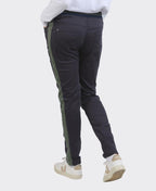Elm Pant Margo Jogger Side Stripe - Navy/Khaki