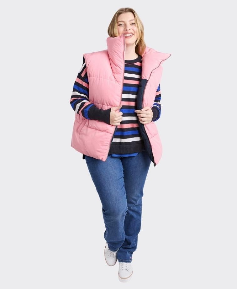 Elm Vest Kit Puffer Reversible - Charm Pink